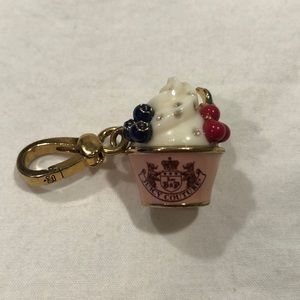 Juicy Couture ice cream cup charm